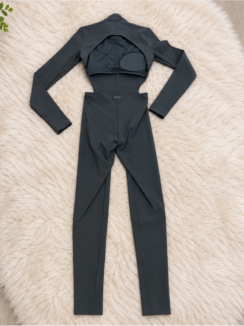 Women's NAMA Black Cutout Long Sleeve Jumpsuit – Size Small – Brand New